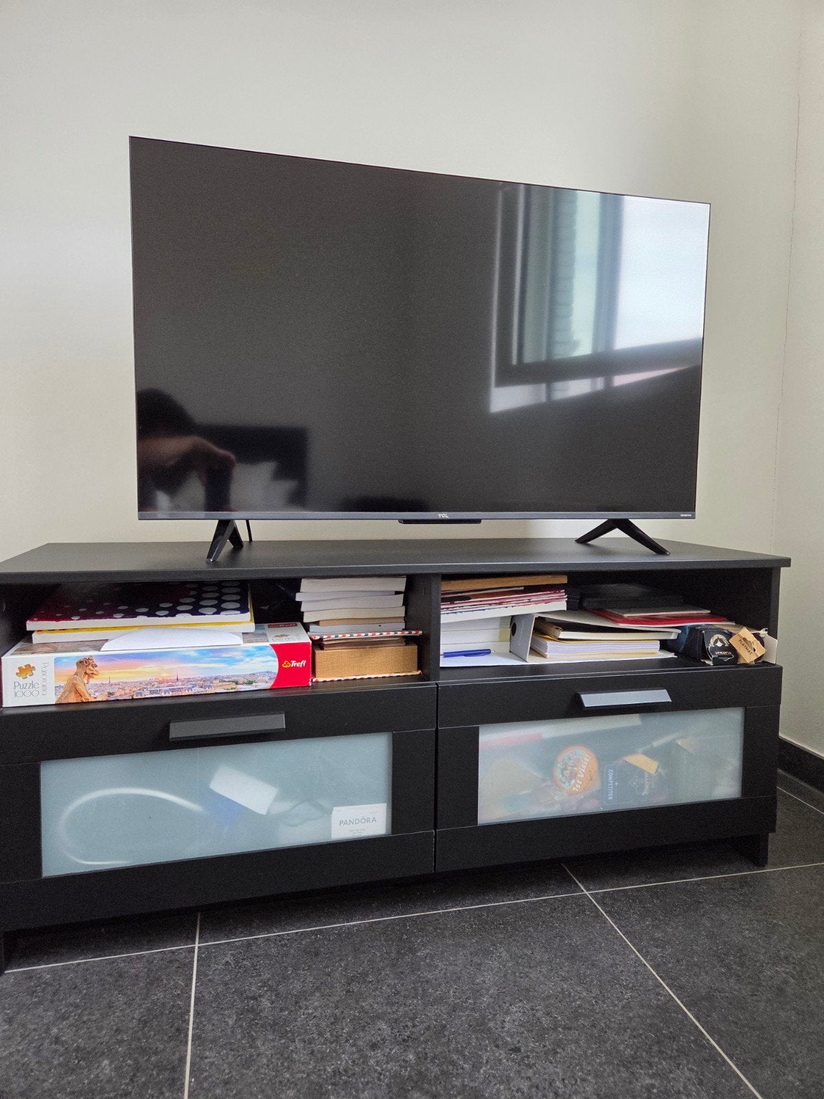 IKEA BRIMNES TV-meubel zwart – goede staat, Ophalen