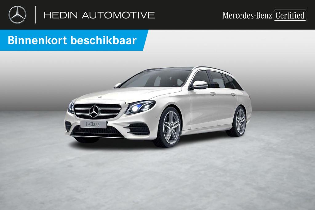 Mercedes-Benz E-Klasse Break E 200d Business Solution AMG Pa, Auto's, Mercedes-Benz, Automaat, Gebruikt, 4 cilinders, Wit