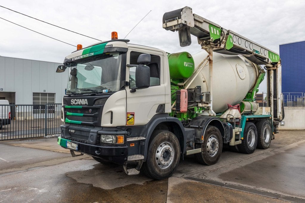 Scania P400 +STETTER 7m3+TAPIS THEAM TS 13, Euro 5, Achat, Boîte manuelle, Diesel