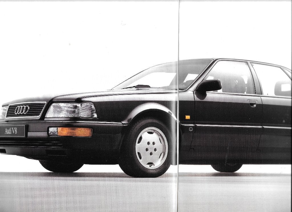 AUDI V8,  1991, Livres, Autos | Brochures & Magazines, Enlèvement ou Envoi, Comme neuf, Audi