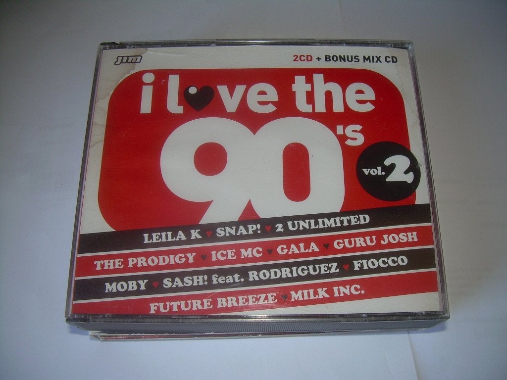 3 CD BOX - I LOVE THE 90 S - VOL 2, Cd's en Dvd's, Cd's | Verzamelalbums, Boxset, Zo goed als nieuw, Dance en House, Eerste persing