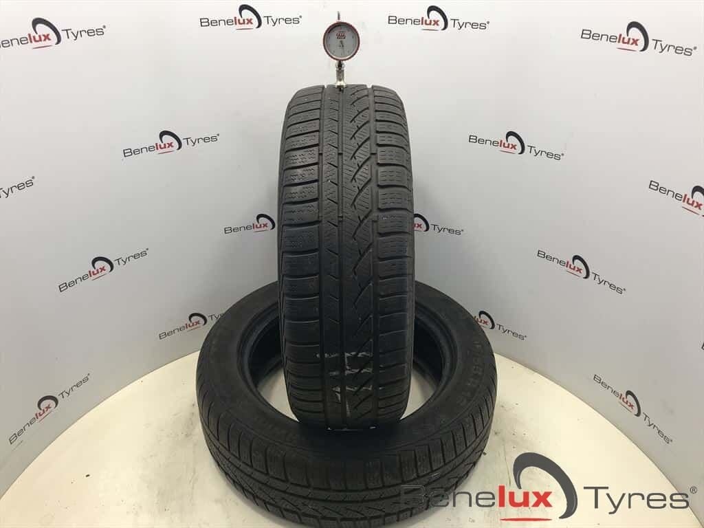 winter 195/55R16 87T Continental TS810 195/55 R16 195/55/16, Auto-onderdelen, Banden en Velgen, Ophalen, Gebruikt, -, Winterbanden