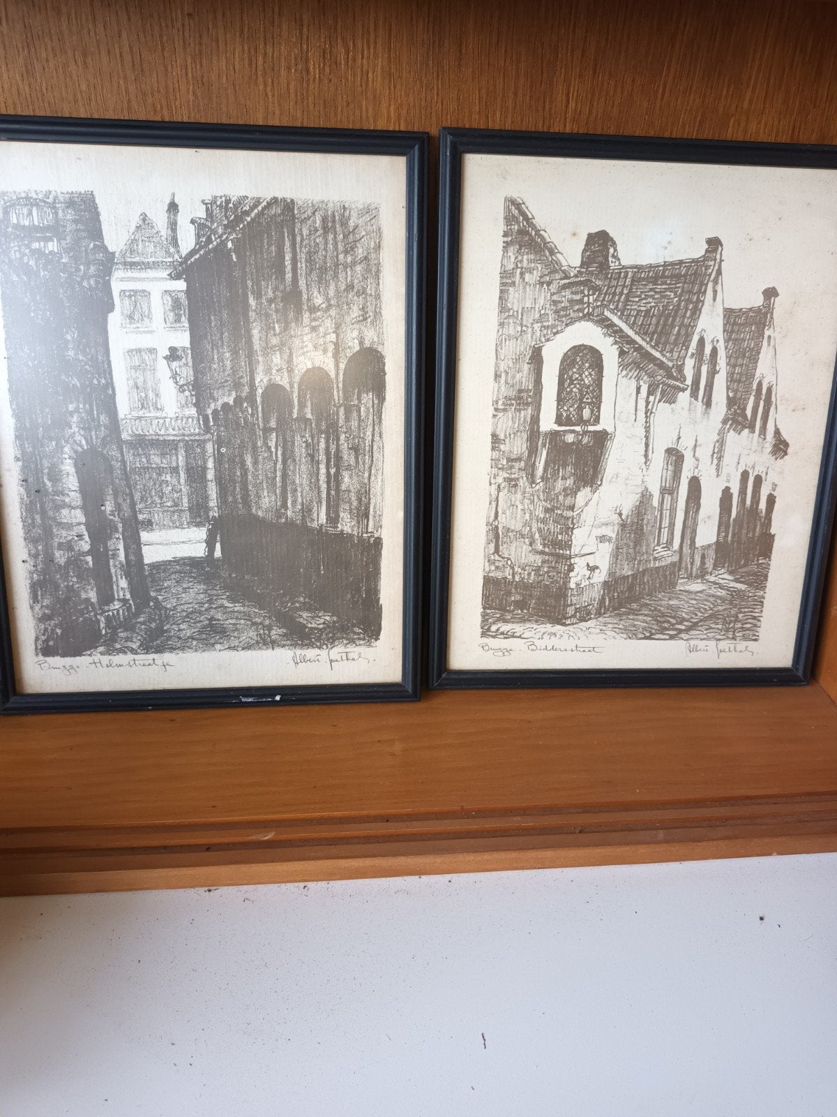 Albert Goethals. 2 stuks, Antiek en Kunst, Ophalen of Verzenden