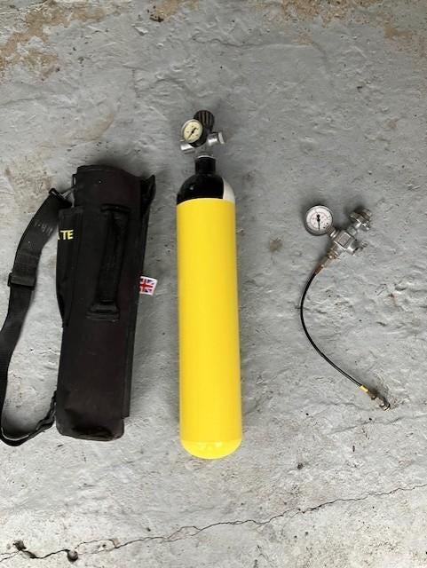 Bouteille d'air comprimé, plongée ou tir sportif, 3 litres, Enlèvement, Comme neuf