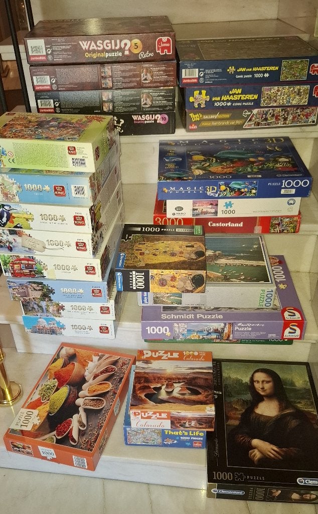 Puzzels, Enlèvement, 500 à 1500 pièces, Utilisé, Puzzle