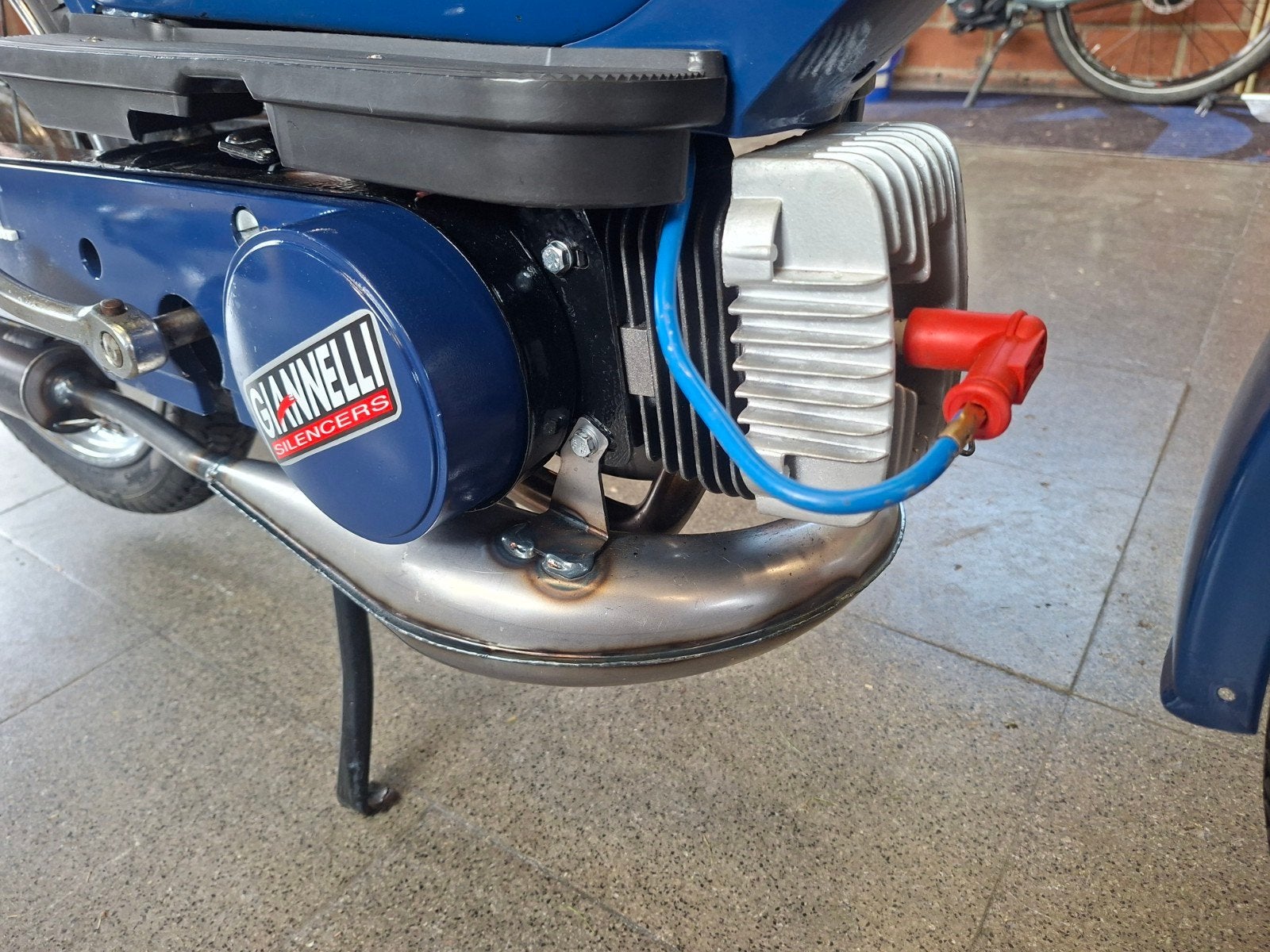 vespa piaggo 2takt, Ophalen