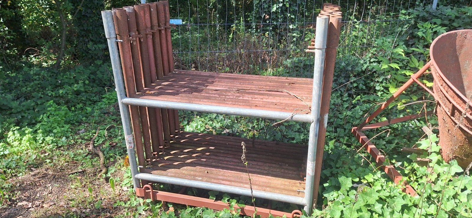 stelling metsersstelling 160m², Ophalen, Gebruikt, Gevelsteiger