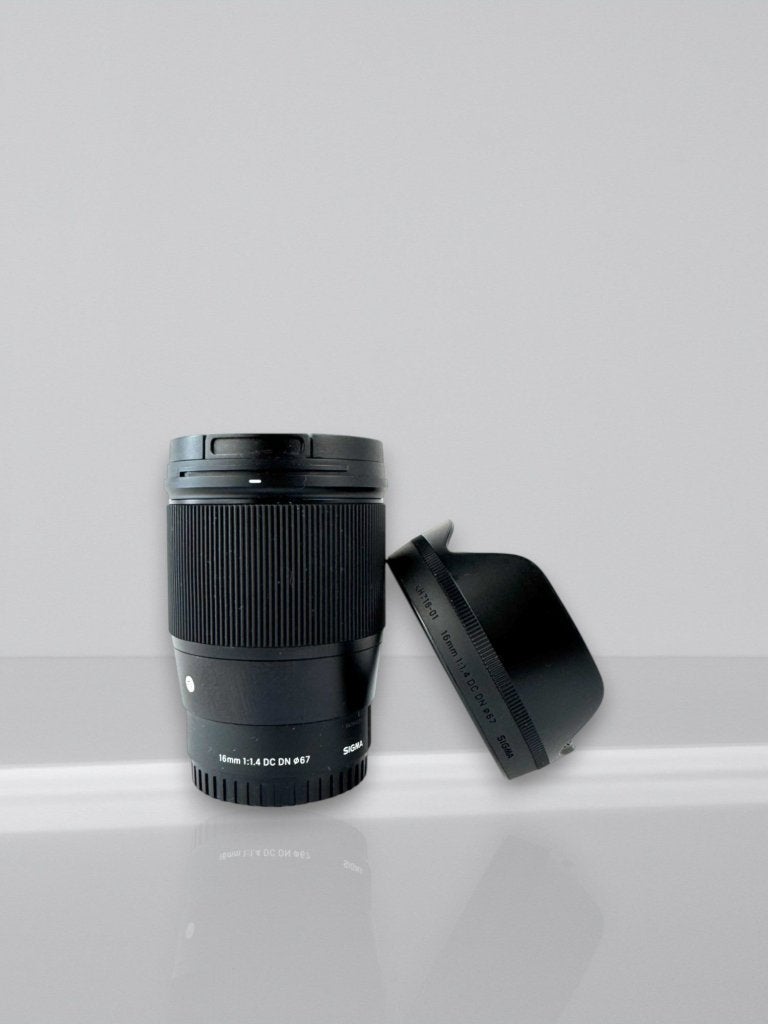 SIGMA 16MM F/1.4 DC DN SONY FE MOUNT | TOPSTAAT | GARANTIE, Niet ingevuld, Bouchons d'objectif, Sigma, Enlèvement ou Envoi