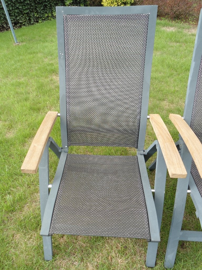 tuinstoelen bois le duc, Ophalen, Gebruikt, Aluminium, Inklapbaar