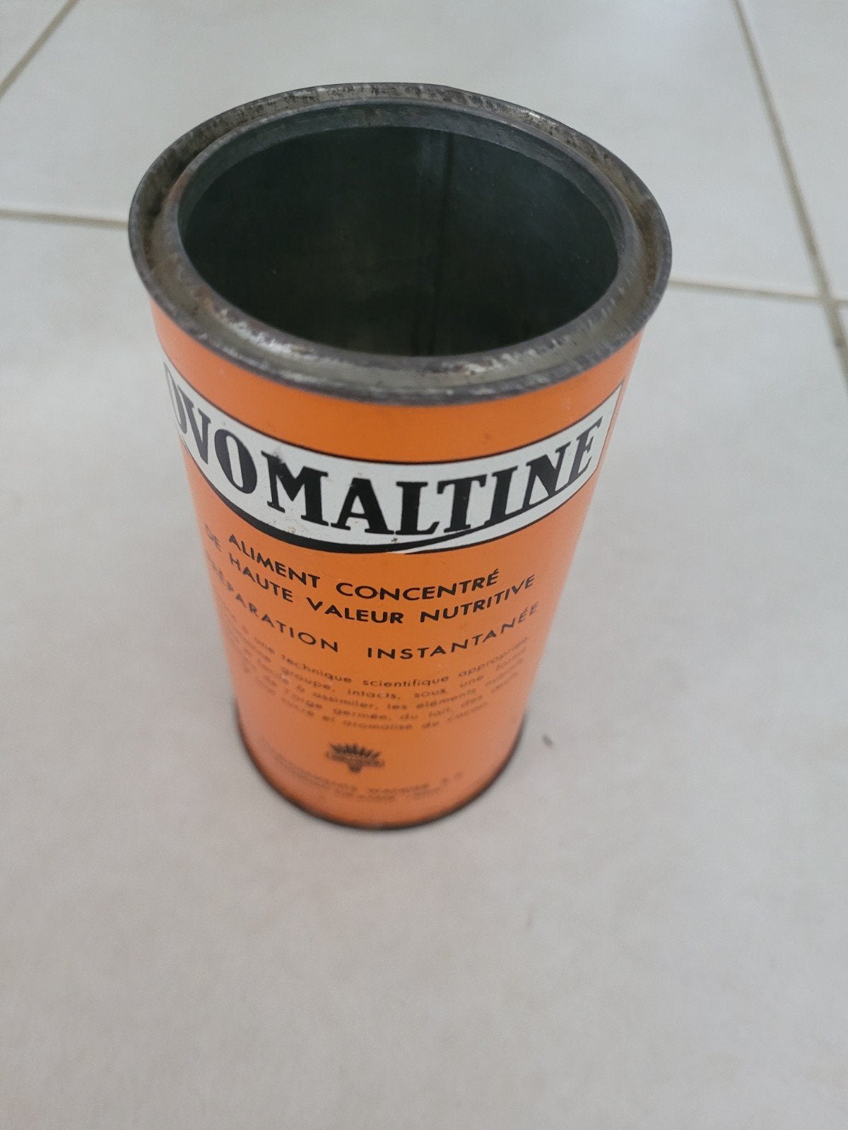 Boite metallique ancienne, Enlèvement