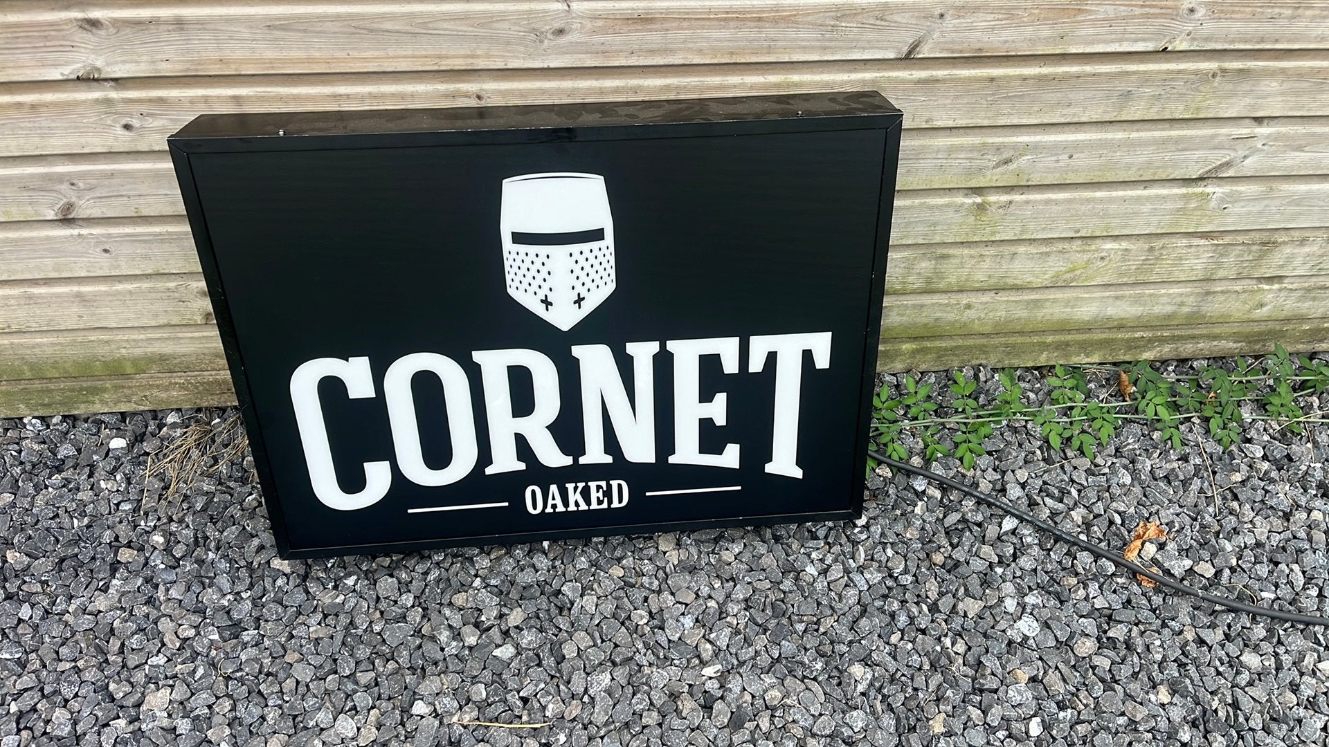Cornet lichtbak enkelzijdig voor buiten, Verzamelen, Ophalen of Verzenden, Gebruikt