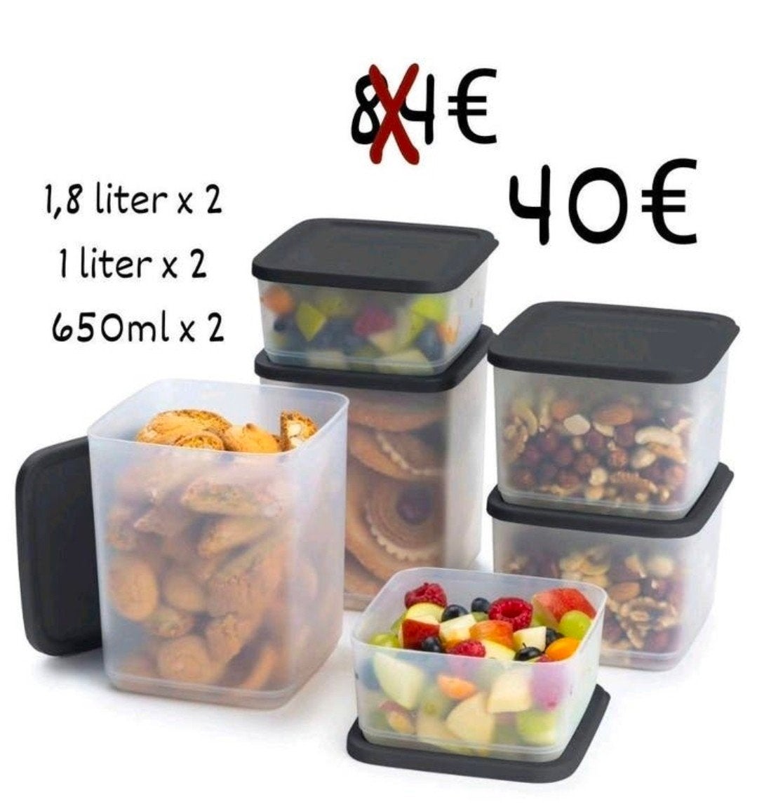 Tupperware set cubix, Huis en Inrichting, Keuken | Tupperware, Ophalen of Verzenden, Nieuw