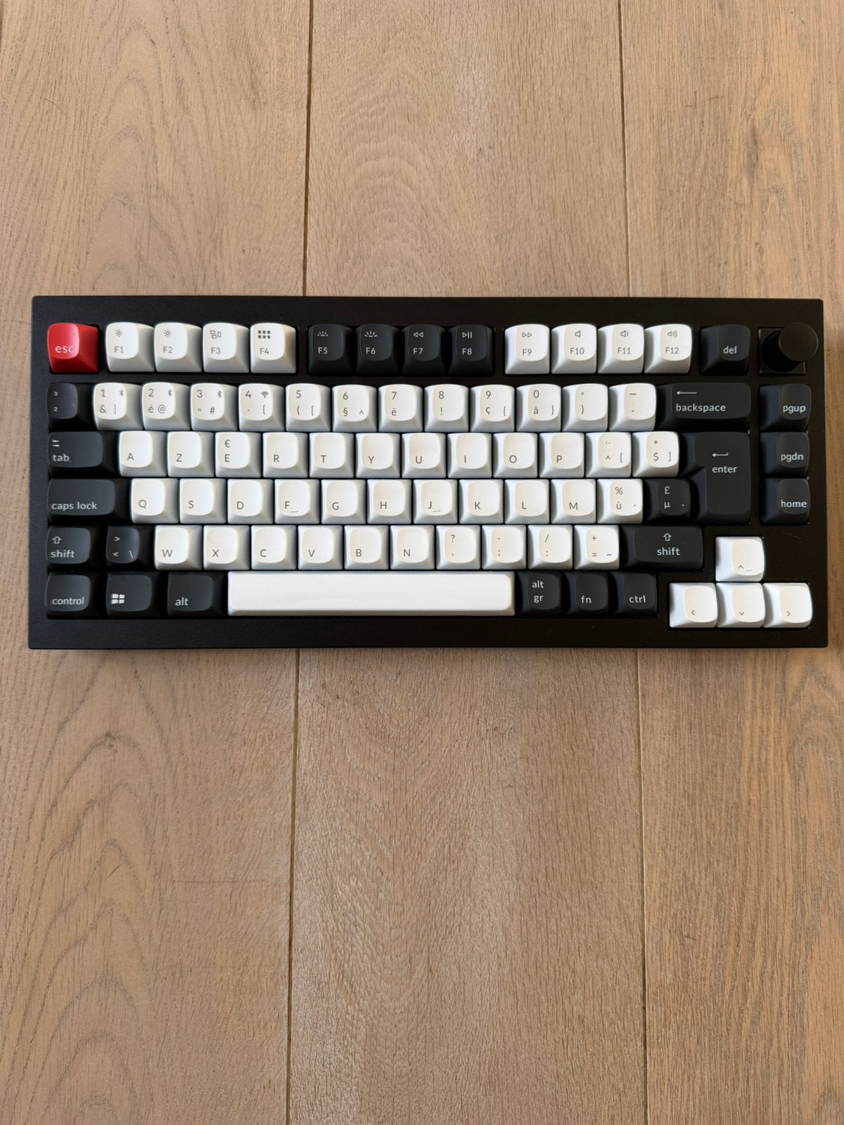 Keychron Q1 HE (hall effect), Computers en Software, Ophalen, Multimediatoetsen, Azerty, Zo goed als nieuw
