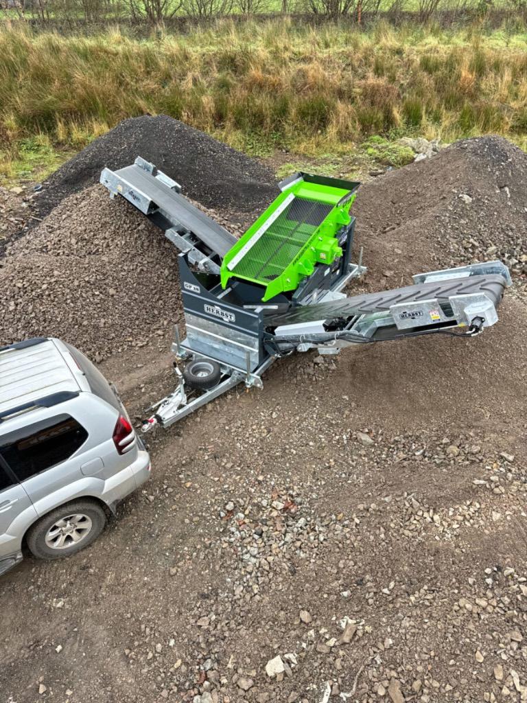 HERBST GP28 scalpeerzeef op aanhangwagen, Auto diversen, Aanhangwagen-onderdelen, Nieuw, Ophalen
