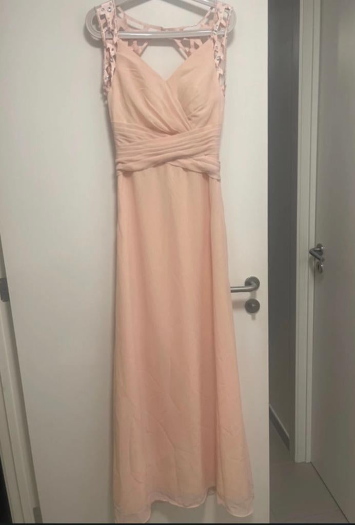Mooi avondjurk, Kleding | Dames, Gelegenheidskleding, Ophalen, Zo goed als nieuw, Maat 36 (S), Roze
