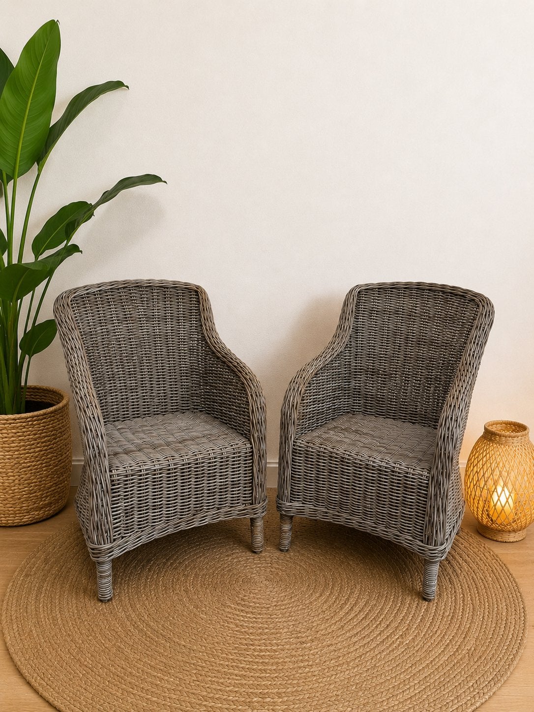 2 fauteuils en osier Maison Pederrey – excellent état, Enlèvement, Comme neuf, Rotin