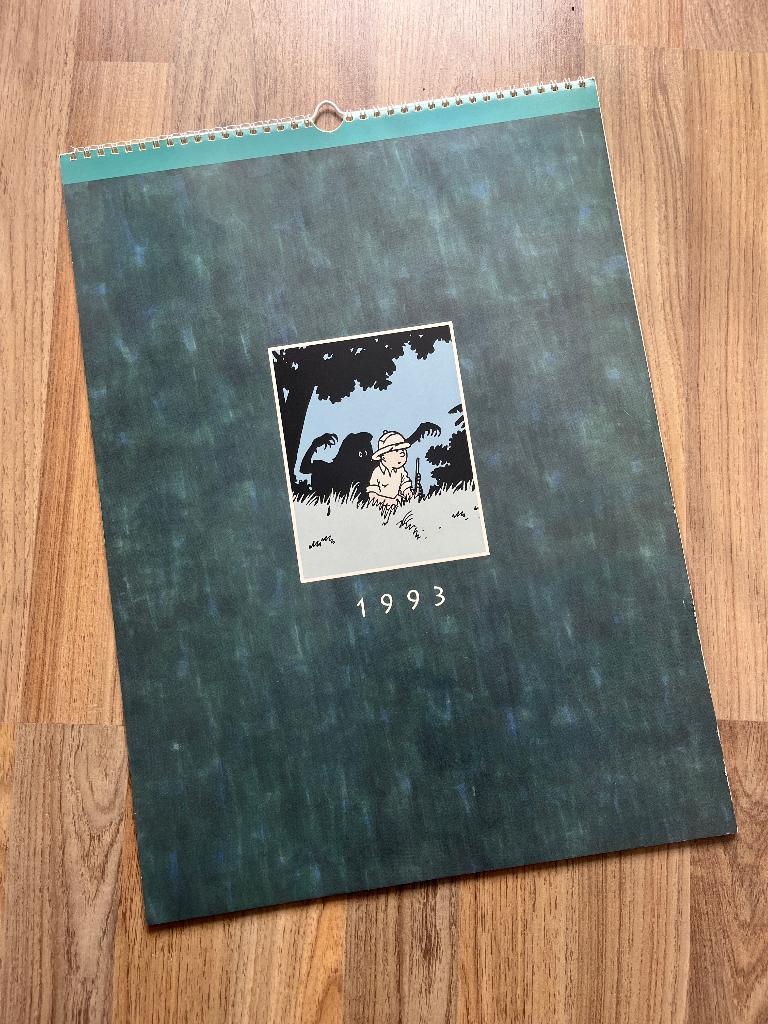 KUIFJE KALENDER 1993, Verzamelen, Stripfiguren, Kuifje, Ophalen of Verzenden