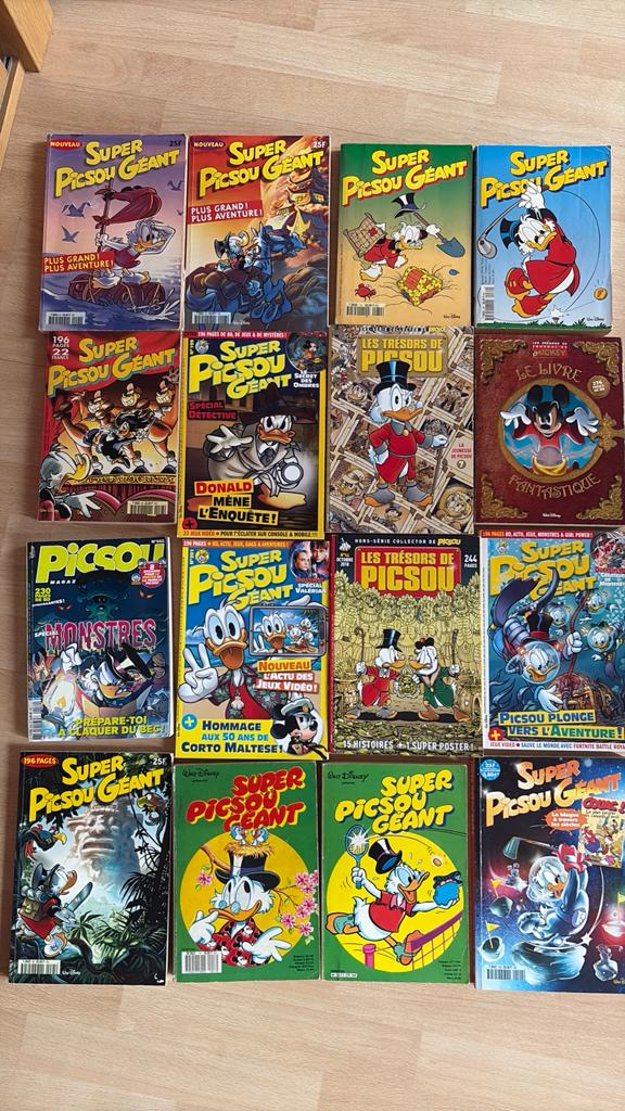 Super picsou geant / tresor picsou / picsou magasine, Livres, Plusieurs BD, Enlèvement ou Envoi, Utilisé