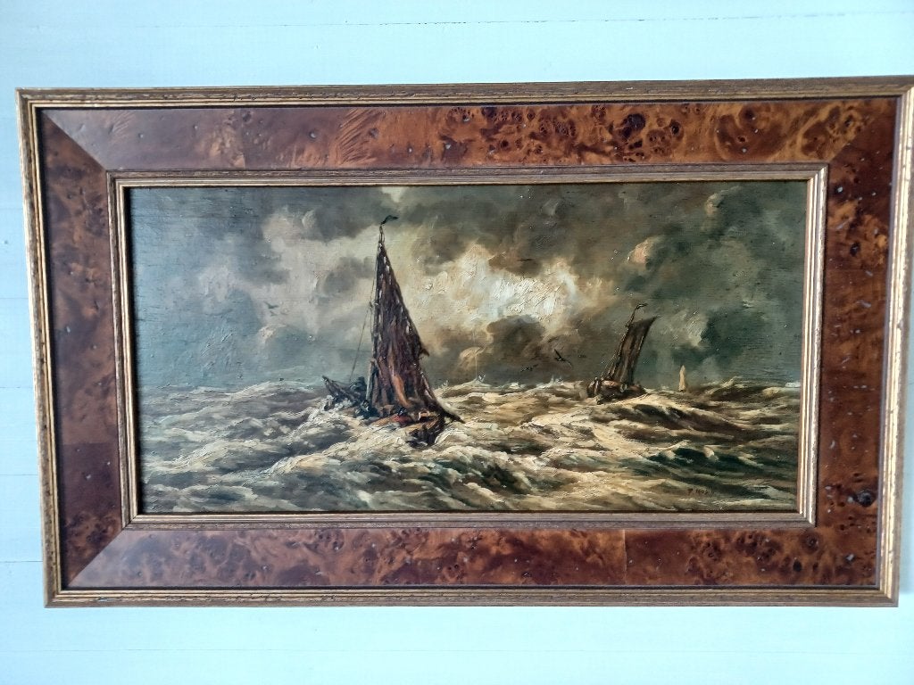 Marine, Antiek en Kunst, Kunst | Schilderijen | Klassiek, Ophalen