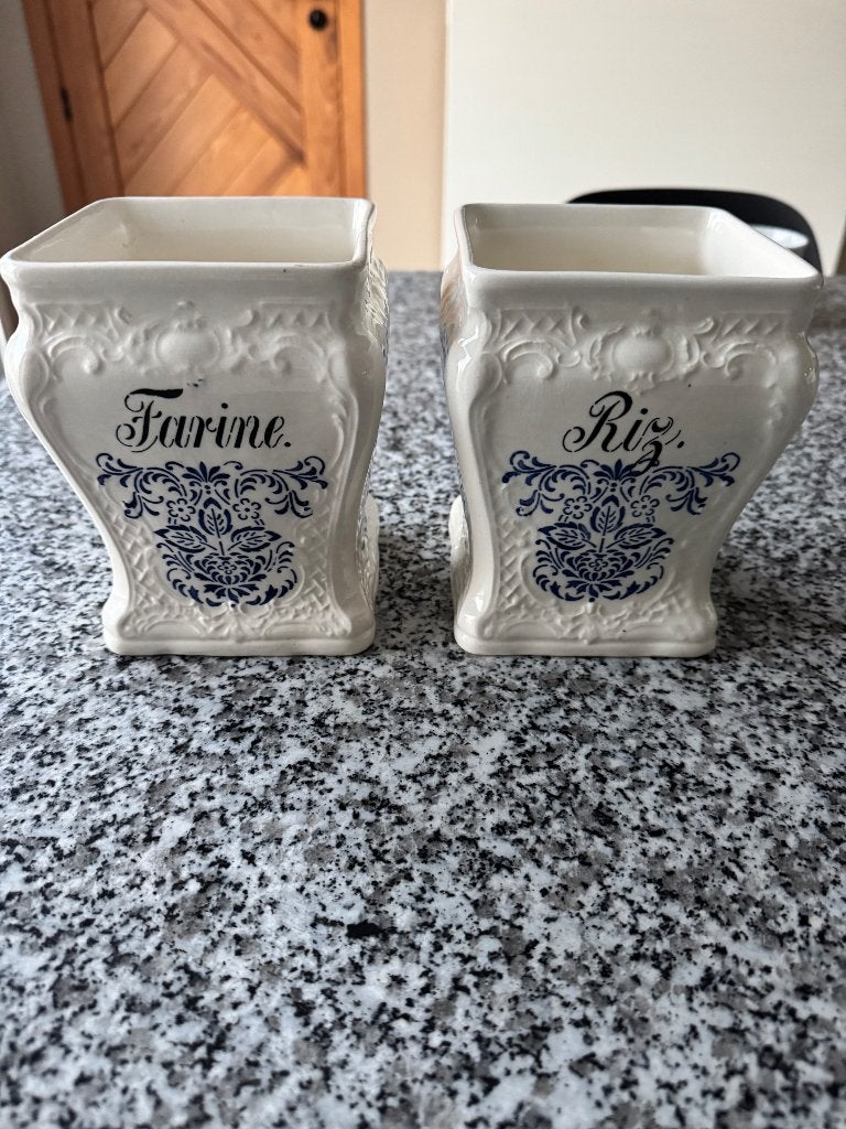 2 antieke voorraadpotten, Ophalen of Verzenden