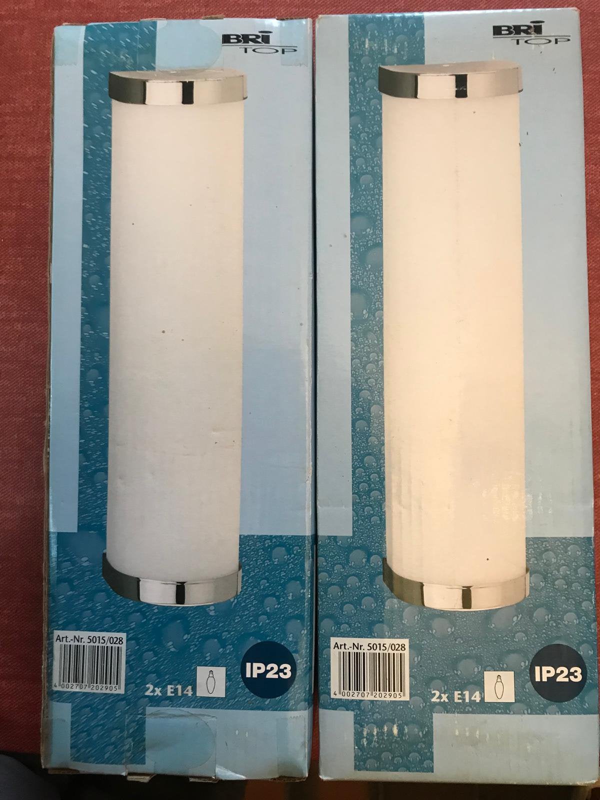 Wandverlichting - nieuw (2 stuks), Ophalen, Nieuw, Wandlamp, E14 (klein)