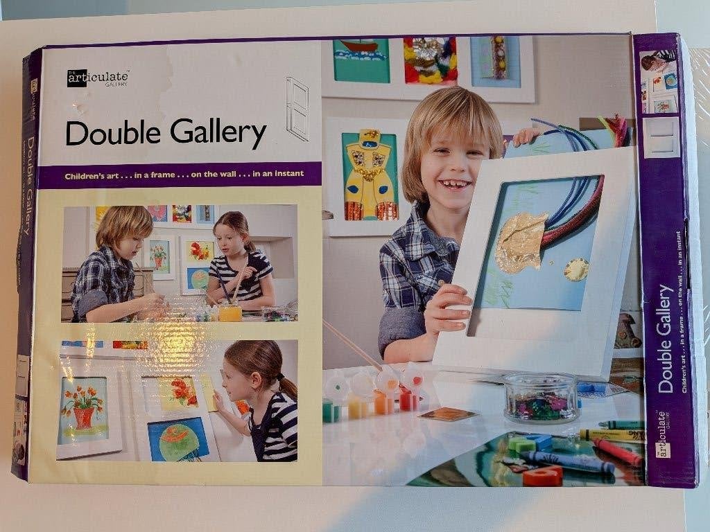 Cadre à dessin double pour œuvres d'art pour enfants, Neuf, Autres marques, Enlèvement, Décoration murale