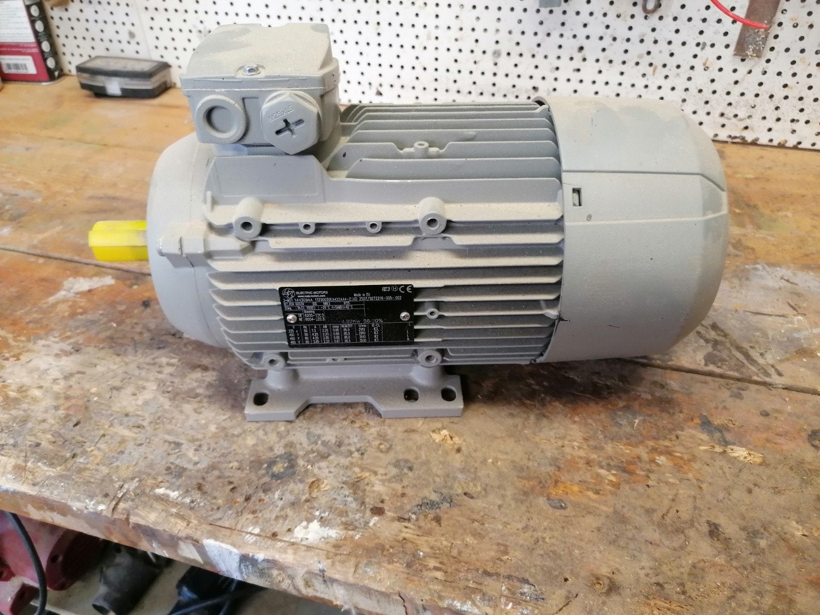 moteur électrique triphasé, Enlèvement, Moteur électrique