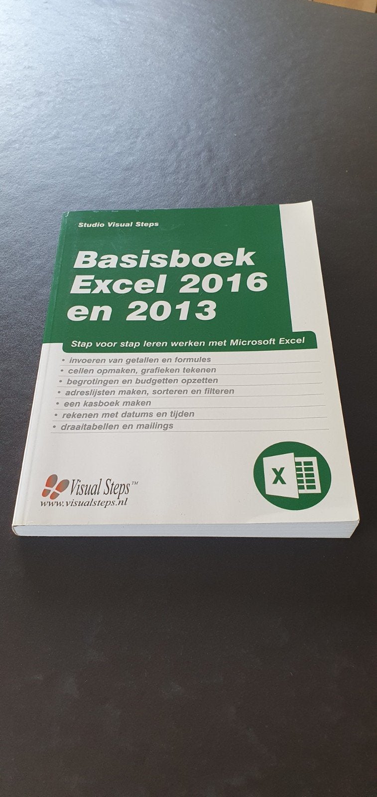 Livre de base Excel 2016 & 2013 - Studio Visual Steps, Envoi, Neuf