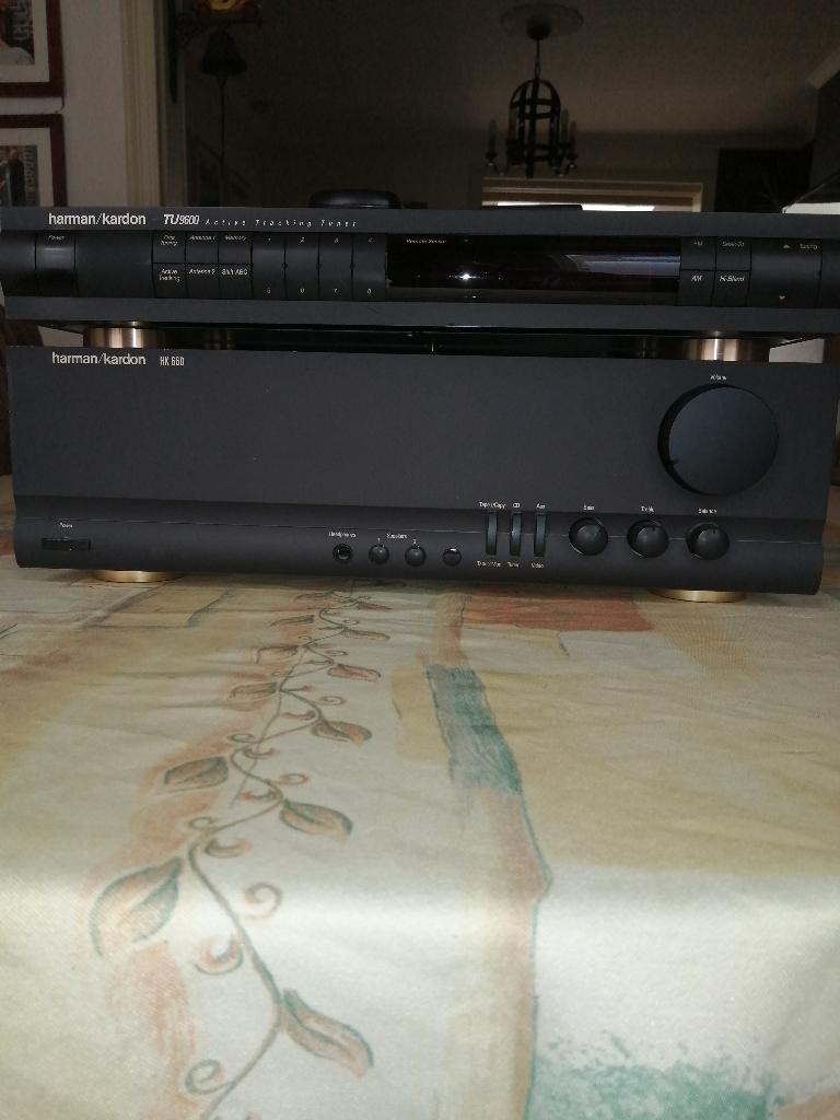 tuner en versterker Harman-Kardon, Audio, Tv en Foto, Versterkers en Ontvangers, Ophalen, Zo goed als nieuw, Stereo, 60 tot 120 watt