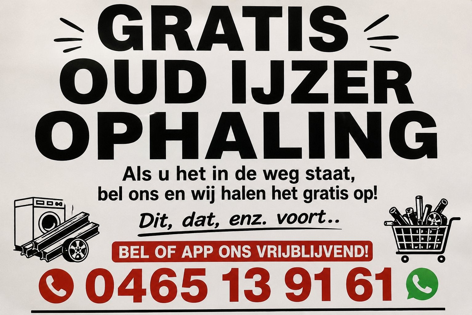 Gratis, Enlèvement ou Envoi