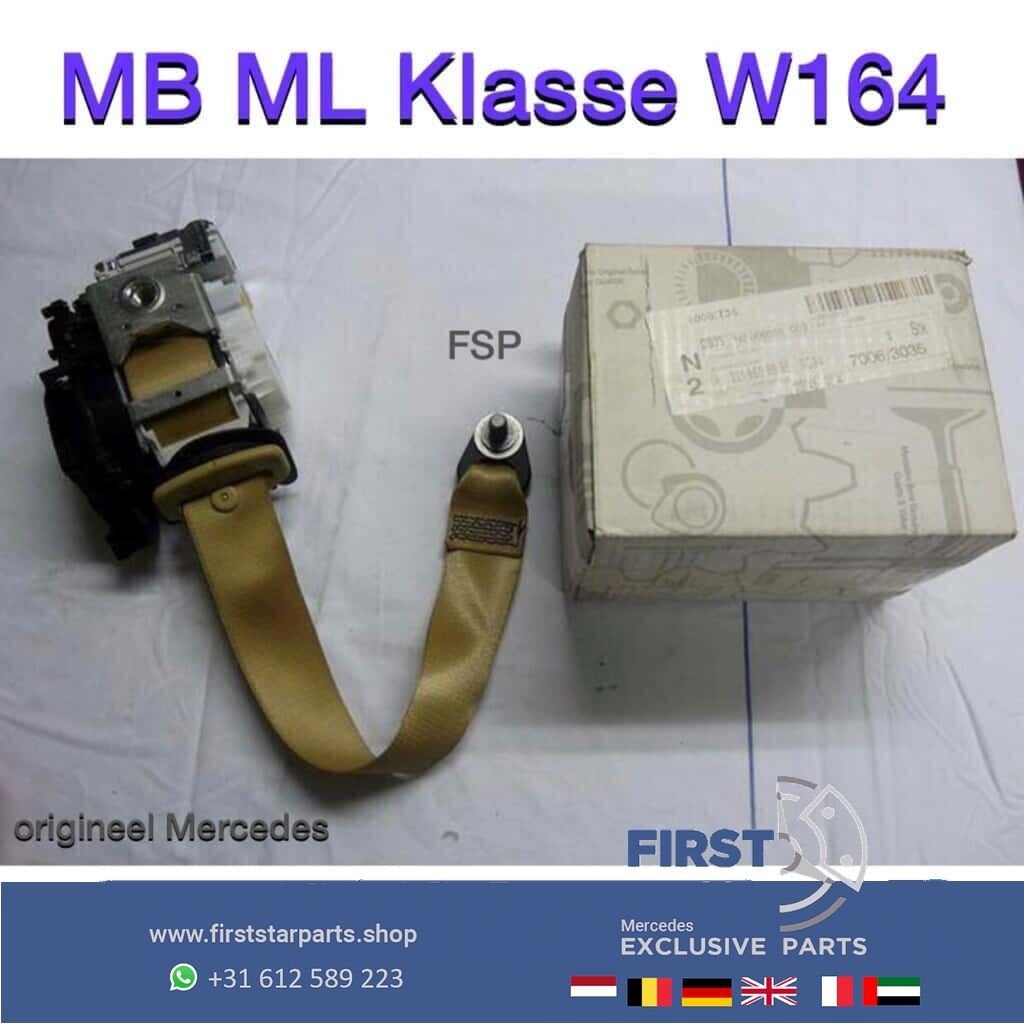 W164 ML GORDEL SET BRUIN Mercedes BRUINE GORDELS 2005-2012 O, Gebruikt, -, Ophalen of Verzenden, -