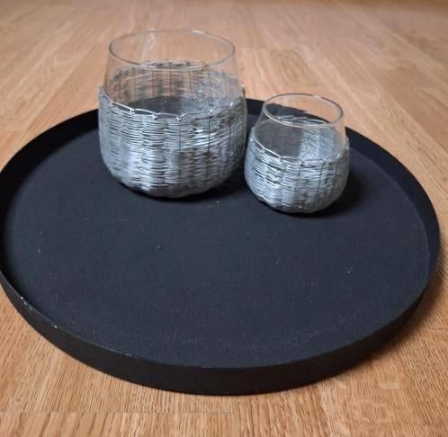 Windlichten Pomax, Huis en Inrichting, Ophalen, Zo goed als nieuw, Kandelaar, Minder dan 25 cm