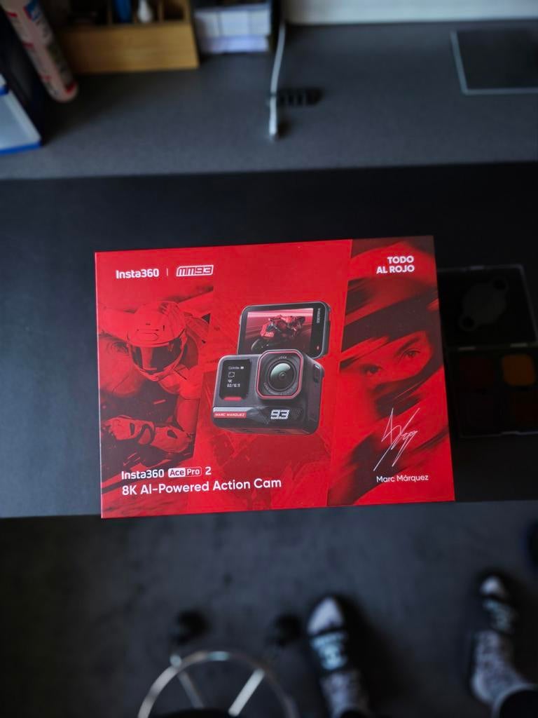 Insta360 Ace Pro 2 - Marc Márquez Edition - 8K - ZGAN + Extr, TV, Hi-fi & Vidéo, Caméras action, Enlèvement ou Envoi