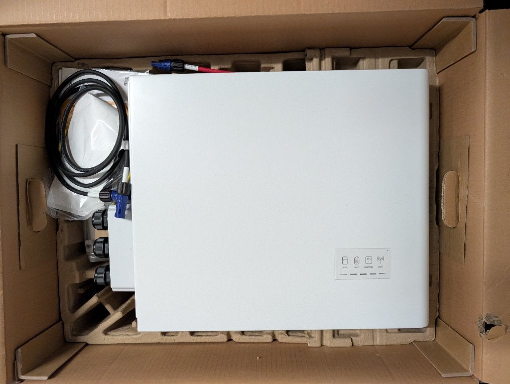 AlphaESS SMILE-G3-T6 Hybride Omvormer (6 kW, 3-fase), Doe-het-zelf en Bouw, Ophalen, Zo goed als nieuw