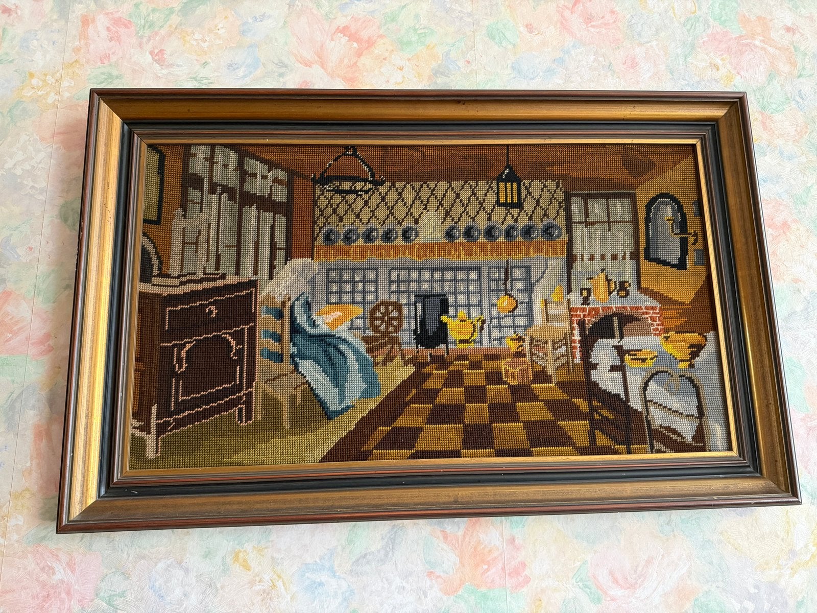 Tableau en tissu, Antiquités & Art, Enlèvement