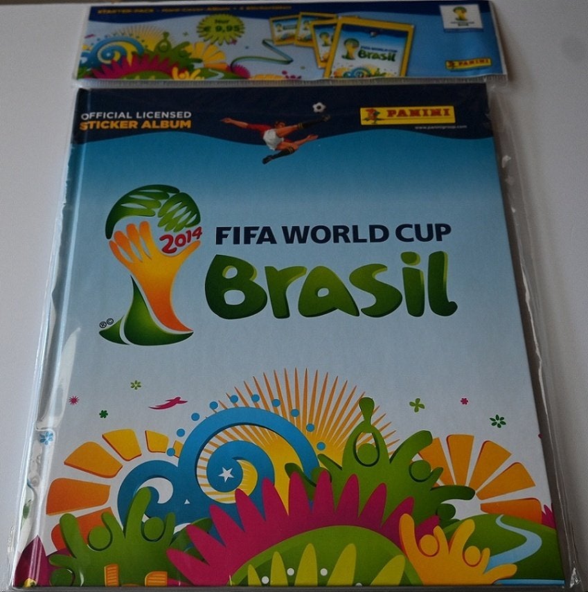 Panini World Cup Brazil / Leeg Hardcover album in verpakking, Verzamelen, Verzenden, Nieuw, Poster, Plaatje of Sticker