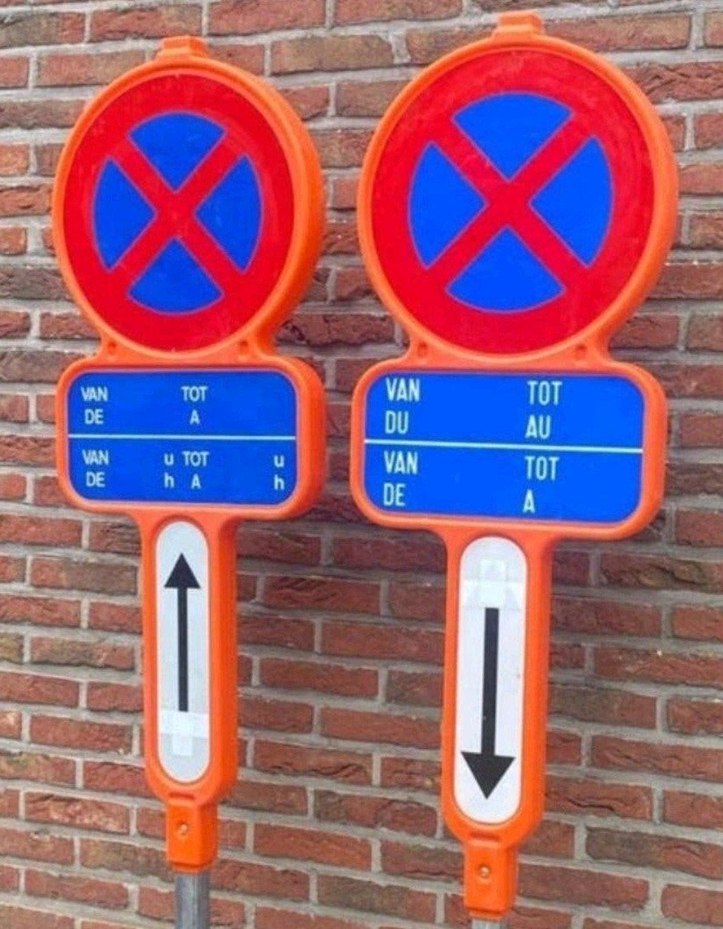 Parkeerverbodsborden (E3) te huur, Ophalen
