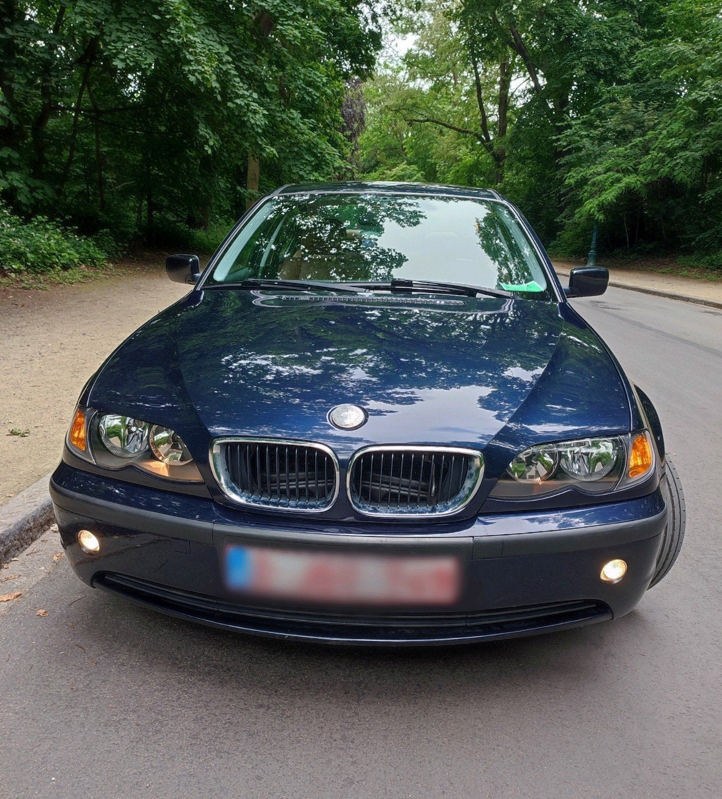 BMW 318i E46 2.0 essence, manuelle, cuir, airco, Facelift, Cuir, Achat, Beige, Boîte manuelle