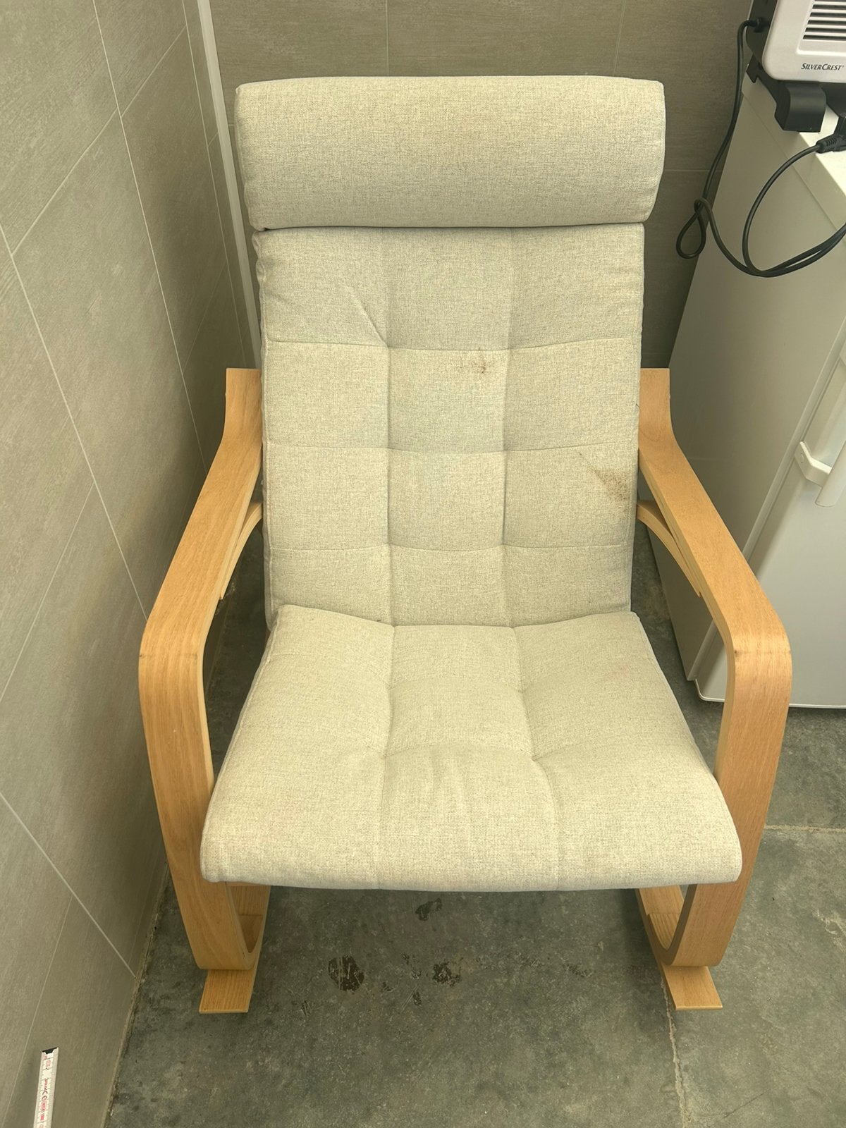 Ikea schommelstoel te koop, Enlèvement, Utilisé