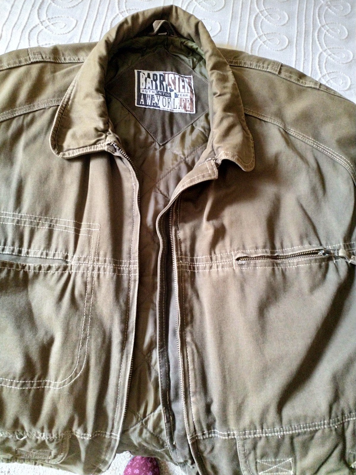wintervest voor heren maat L, Kleding | Heren, Ophalen of Verzenden, Zo goed als nieuw, Maat 52/54 (L), Beige