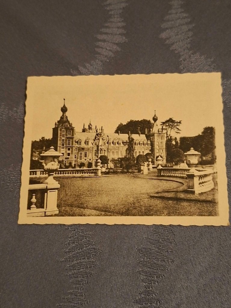Prentje/Chromo : Kasteel van Heverlee / Leuven, Enlèvement ou Envoi, 1940 à 1960, Bâtiment, Gravure