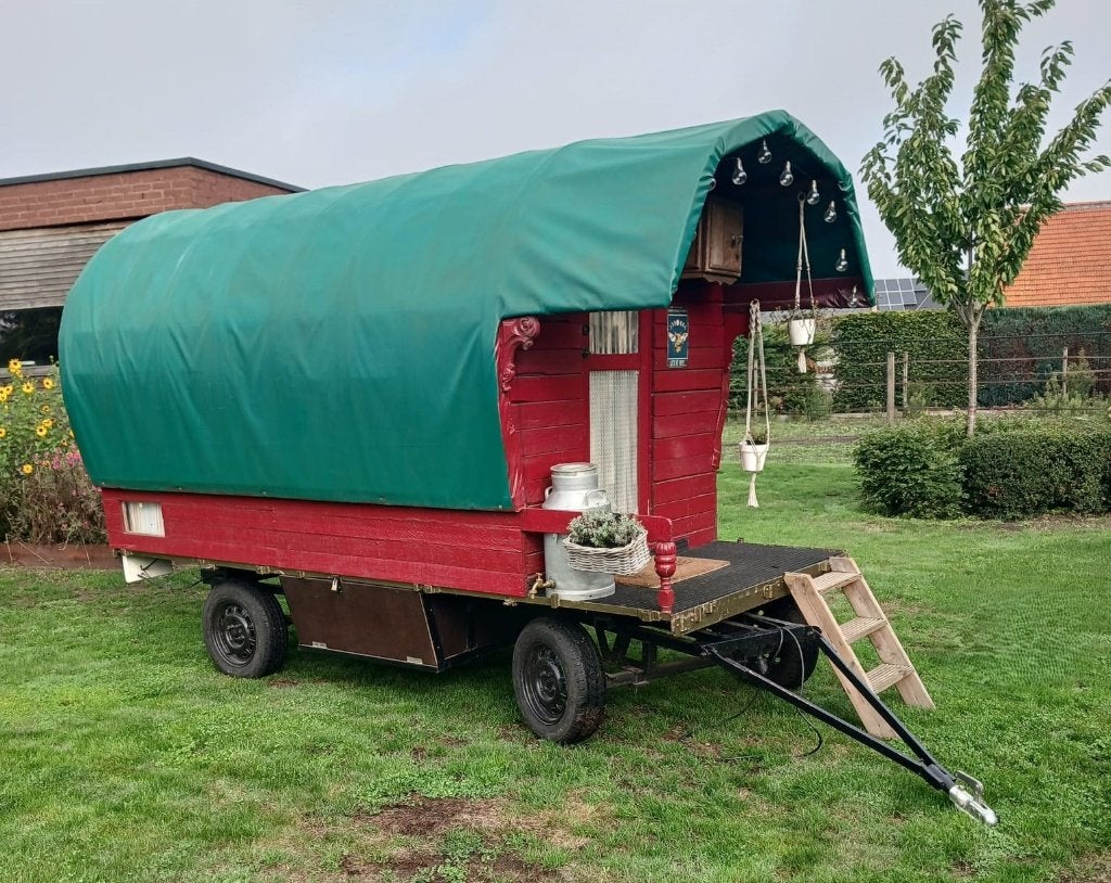 Bow Top woonwagen, Caravans en Kamperen, Ophalen, Gebruikt