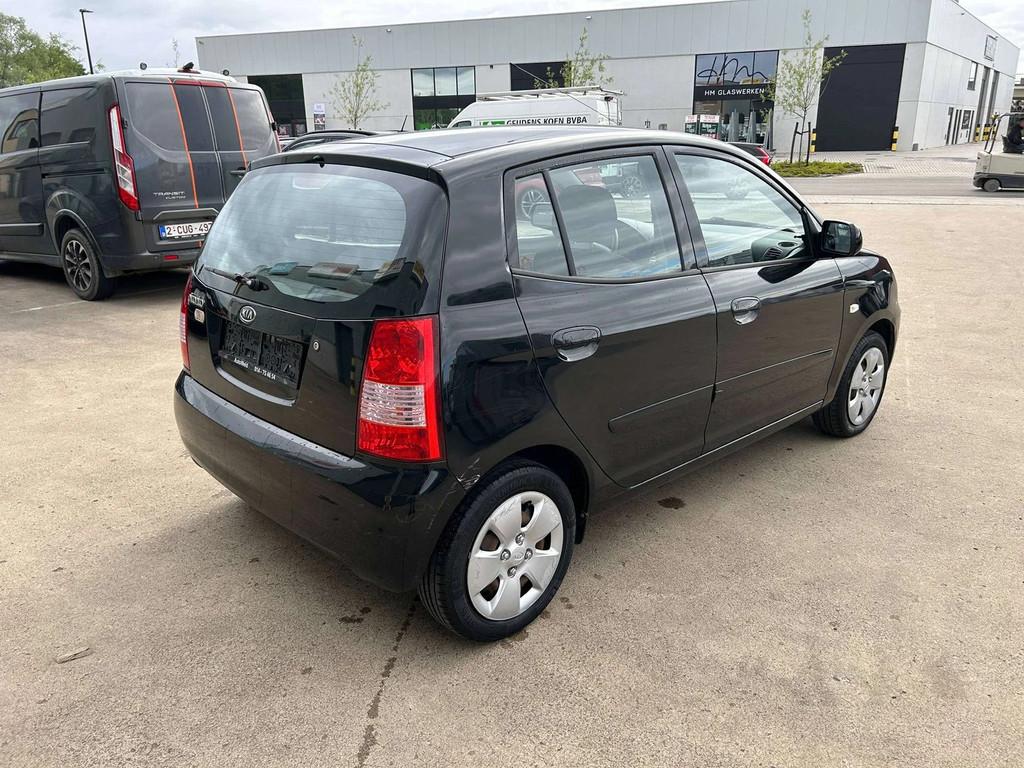 Kia Picanto Picanto 1.0i 12v EX (bj 2008), Auto's, 4 zetels, Gebruikt, Zwart, 4 cilinders