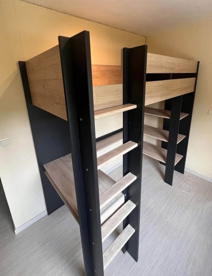 Gani hoogslaper Duplex, Ophalen, Hoogslaper, Eenpersoons, 210 cm