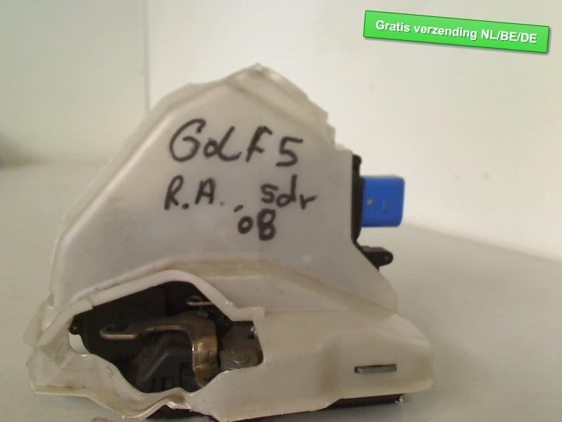SERRURE DE PORTE ARRIÈRE DROITE Golf V (1K1) (7L0839016), Volkswagen, Volkswagen AG, Utilisé, Kundenbetreuung@volkswagen.de