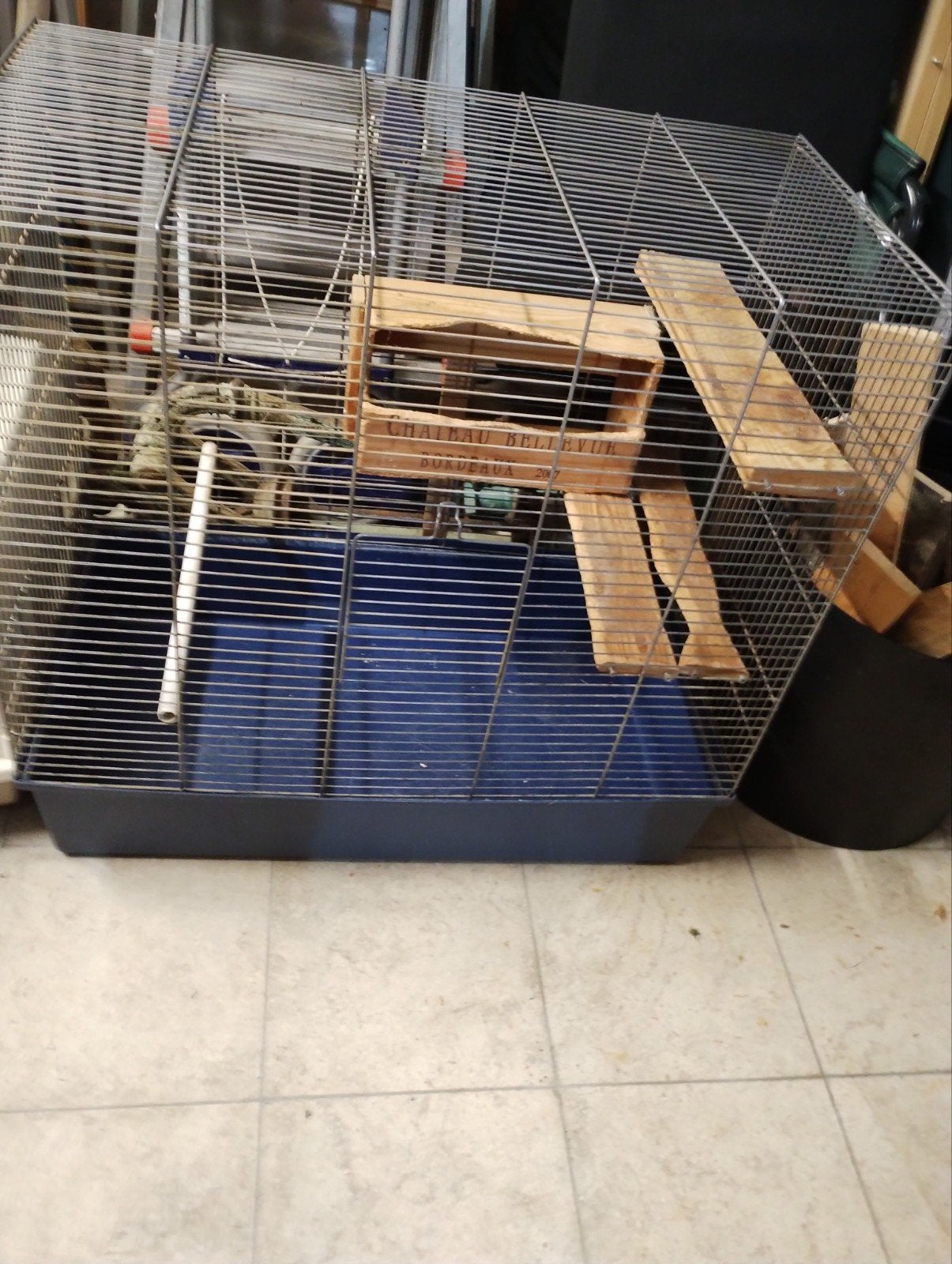 cage chinchilla, cobayes..., Enlèvement, Cage, Chinchilla