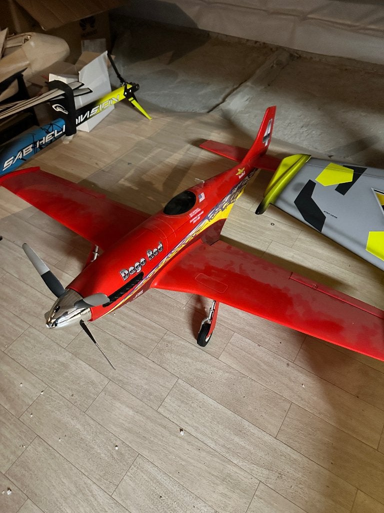 FMS P51 V2 Dago red racer, Hobby & Loisirs créatifs, Modélisme | Avions & Hélicoptères, Enlèvement ou Envoi, Comme neuf, Avion