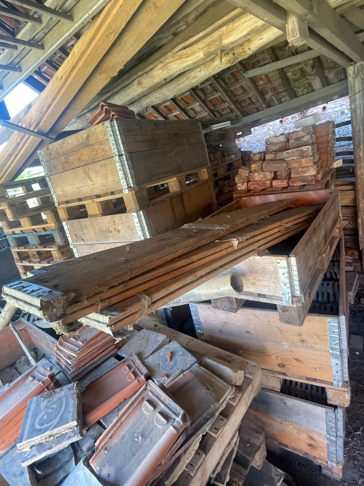 Bords et colliers de palettes, Bricolage & Construction, Bois & Planches, Enlèvement, Utilisé