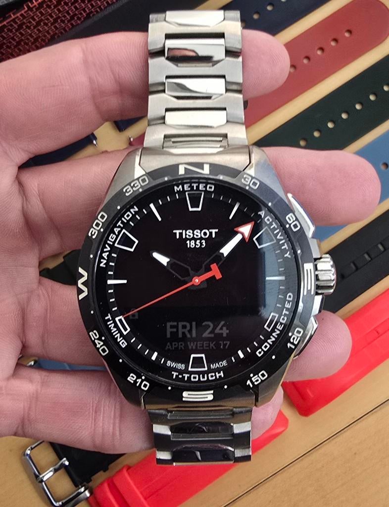 Tissot connect solar met 7 armband (nieuw 1.095€), Ophalen, Zo goed als nieuw, Polshorloge