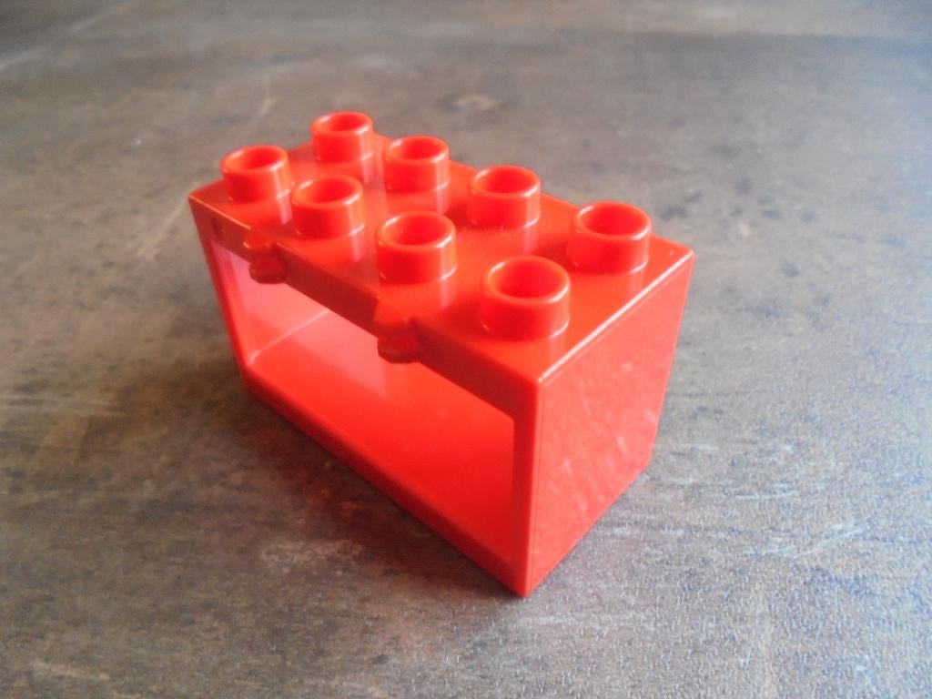 Lego Duplo Container Box 2x4x2 with Open Sides(zie foto's)15, Ophalen of Verzenden, Gebruikt, Losse stenen, Duplo